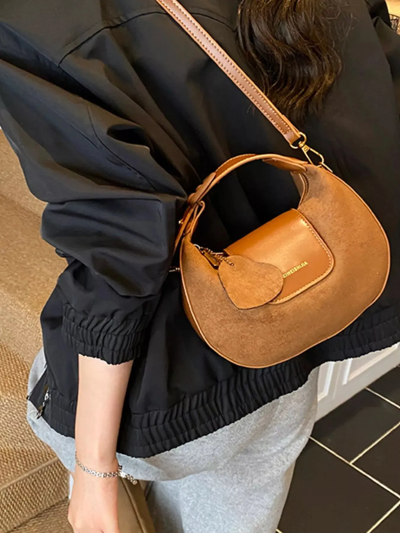 Top Handle Crossbody Bag sold by Unique Kulture product image thumbnail 3