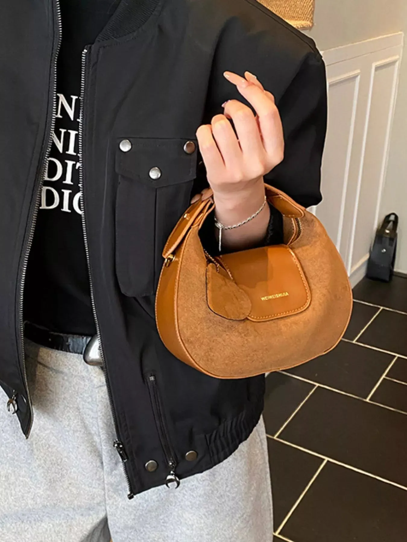 Top Handle Crossbody Bag sold by Unique Kulture product image thumbnail 4