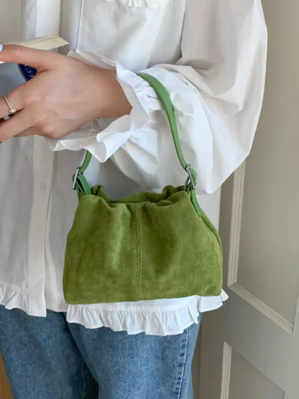 Suede Adjustable Strap Crossbody Bag sold by Unique Kulture