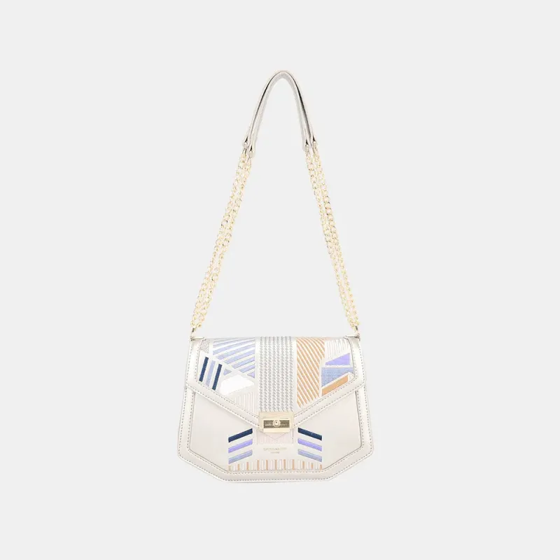 David Jones Geometric Print Crossbody Bag sold by Unique Kulture