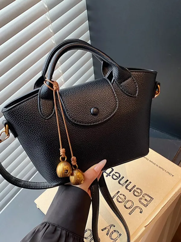 Top Handle Leather Crossbody Bag sold by Unique Kulture