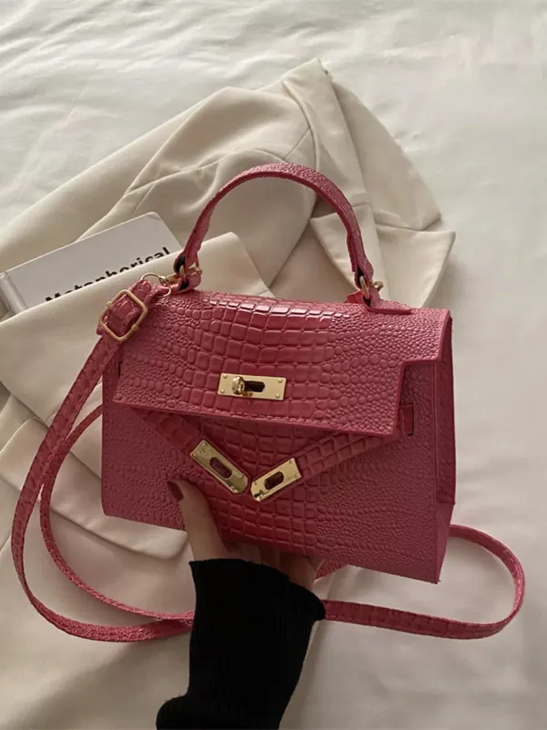 Embossed Flap Crossbody Bag sold by Unique Kulture