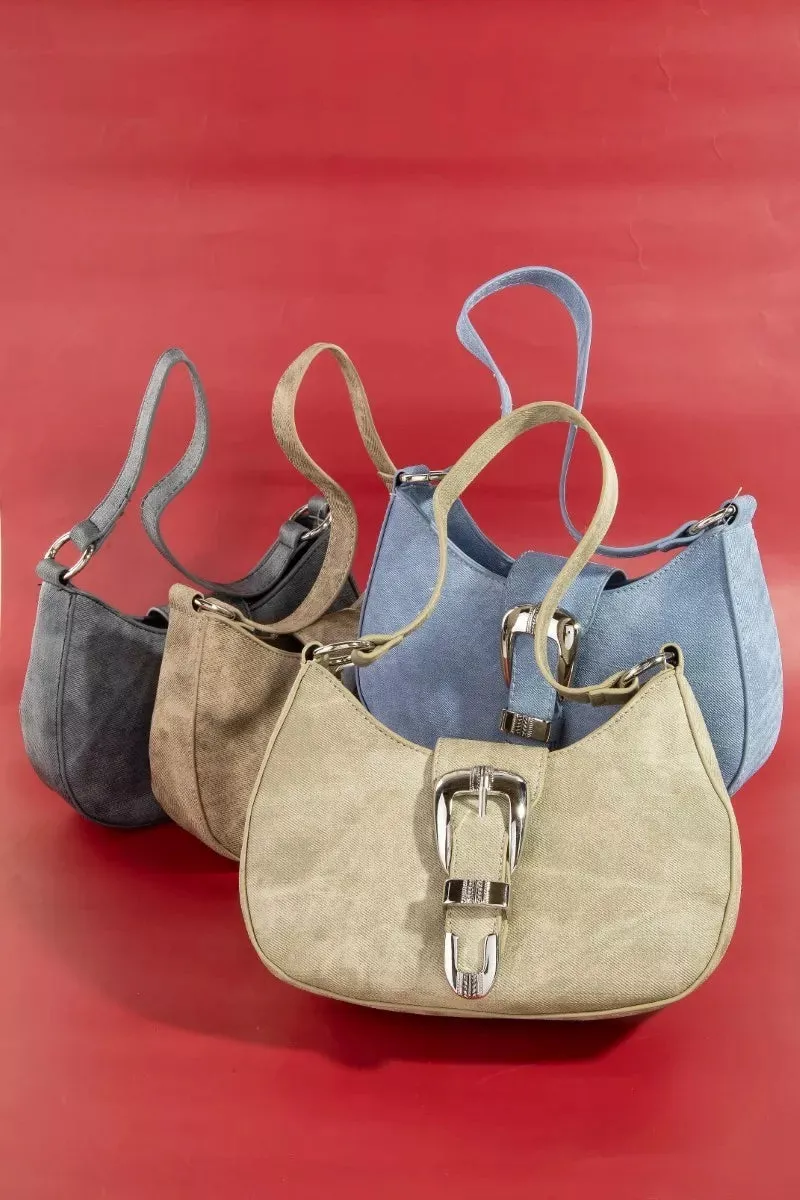 Fame Buckle Detail Hobo Shoulder Bag sold by Unique Kulture product image thumbnail 5