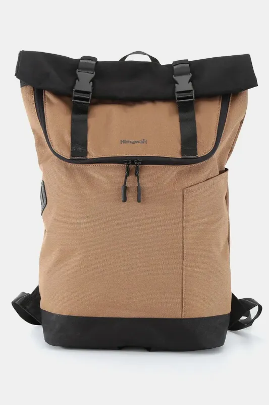 Himawari Contrast Waterproof Canvas Backpack Bag made by Trendsi