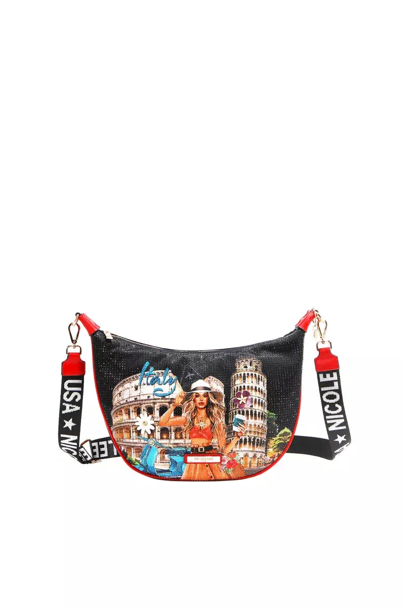 Nicole Lee USA Martha Travels Italy Shoulder Bag sold by Unique Kulture product image thumbnail 4