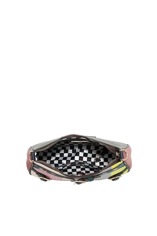 Nicole Lee USA Crescent Shaped Crossbody Bag sold by Unique Kulture product image thumbnail 5