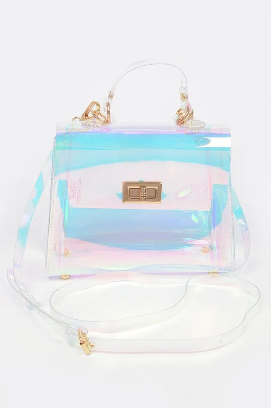 Hologram Transparent Crossbody Bag sold by Unique Kulture