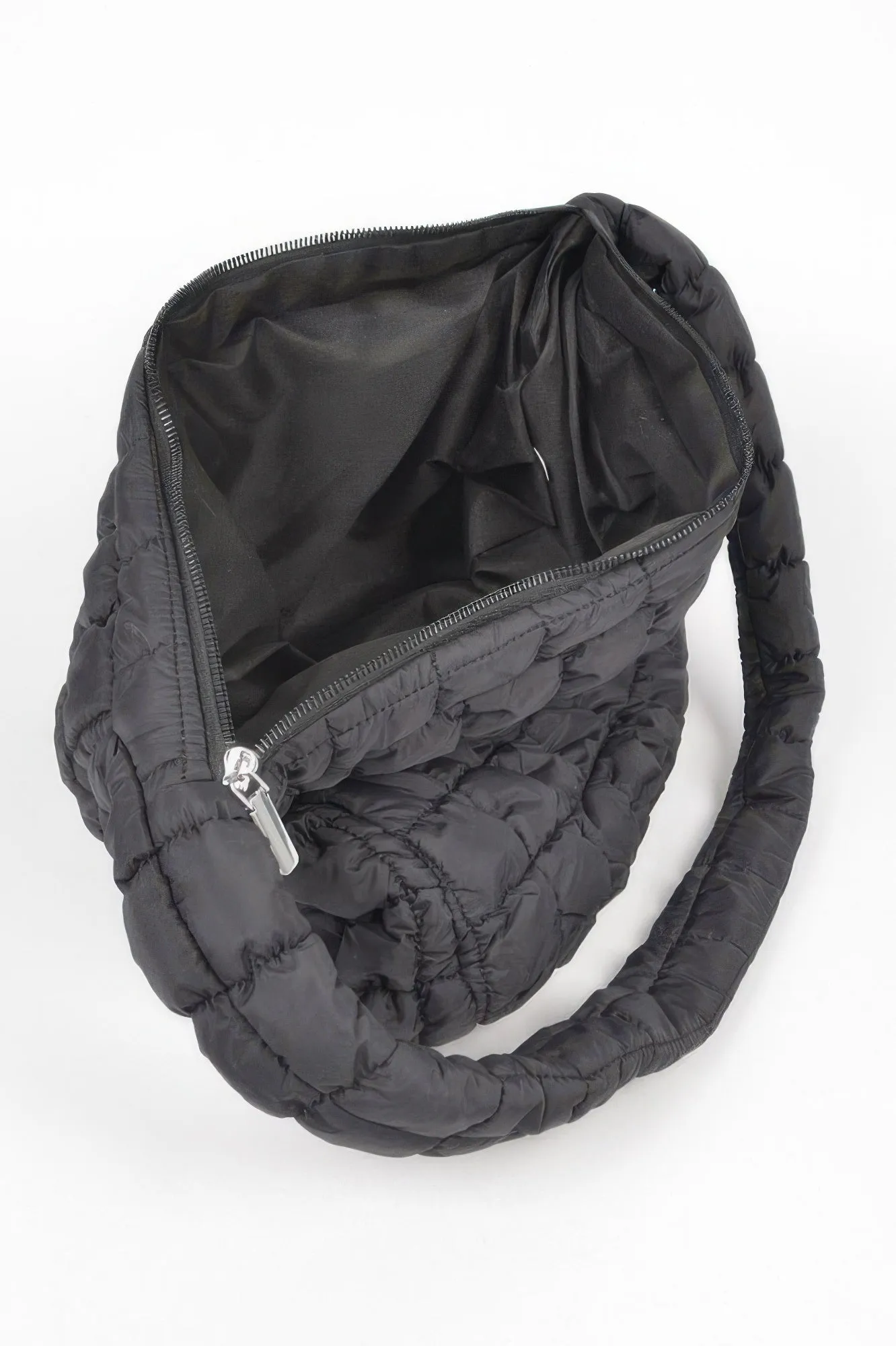 Quilted Nylon Oversize Crossbody Bag sold by Unique Kulture product image thumbnail 2