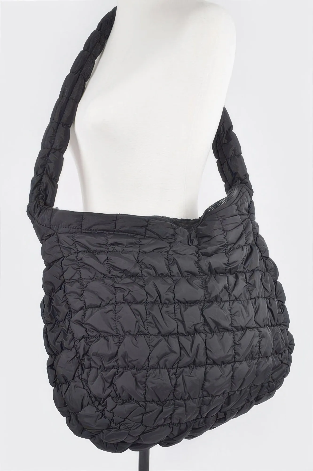 Quilted Nylon Oversize Crossbody Bag sold by Unique Kulture