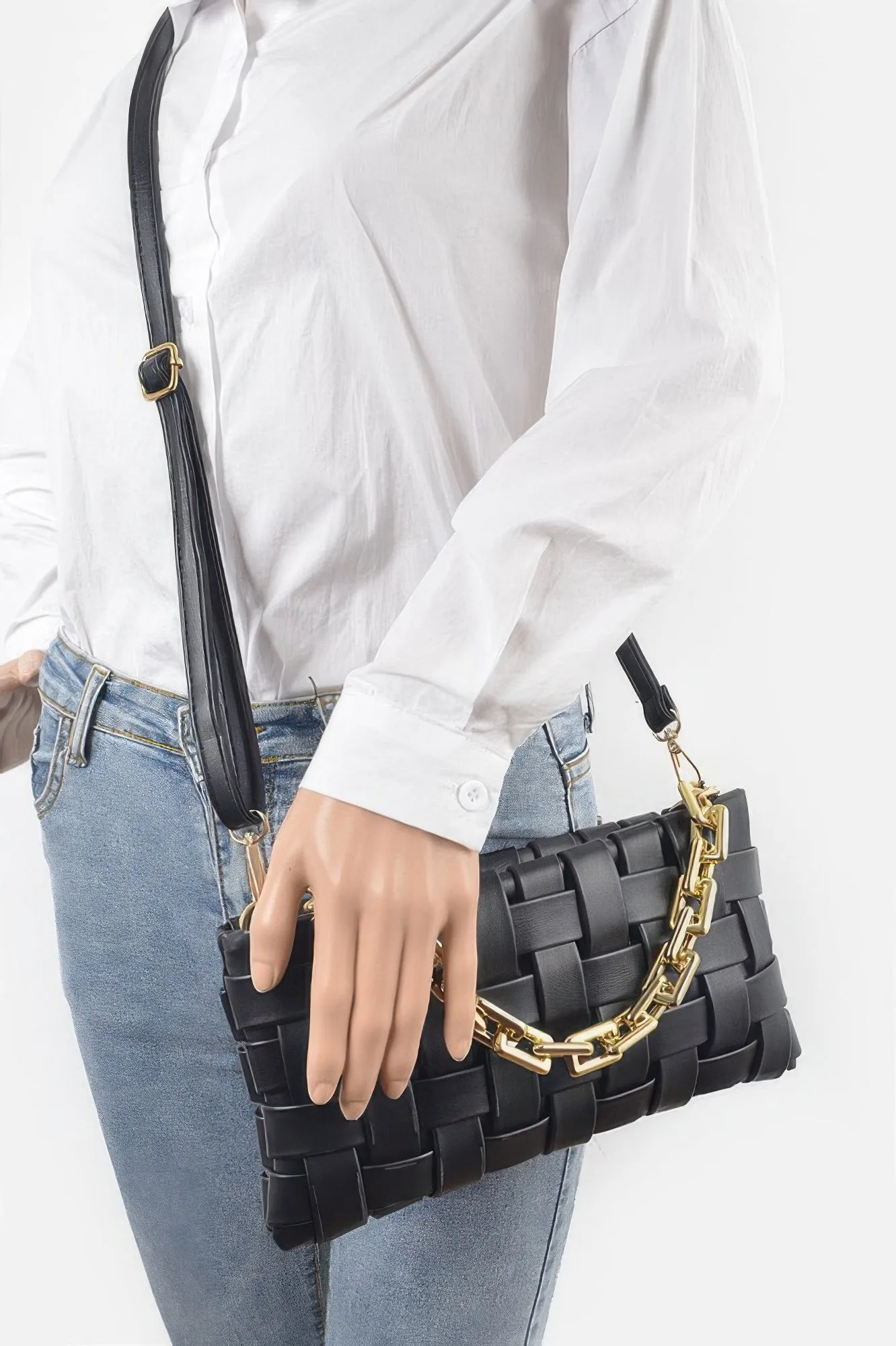 Braided Chain Crossbody Bag sold by Unique Kulture product image thumbnail 4