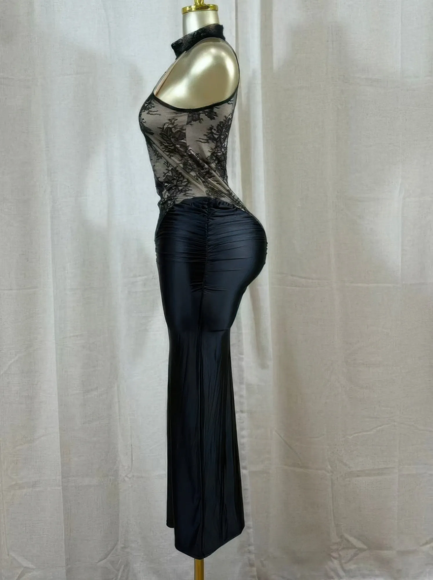 Crimson Lace Hourglass Dress sold by Unique Kulture product image thumbnail 2