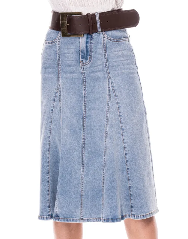Denim Skirt sold by Unique Kulture