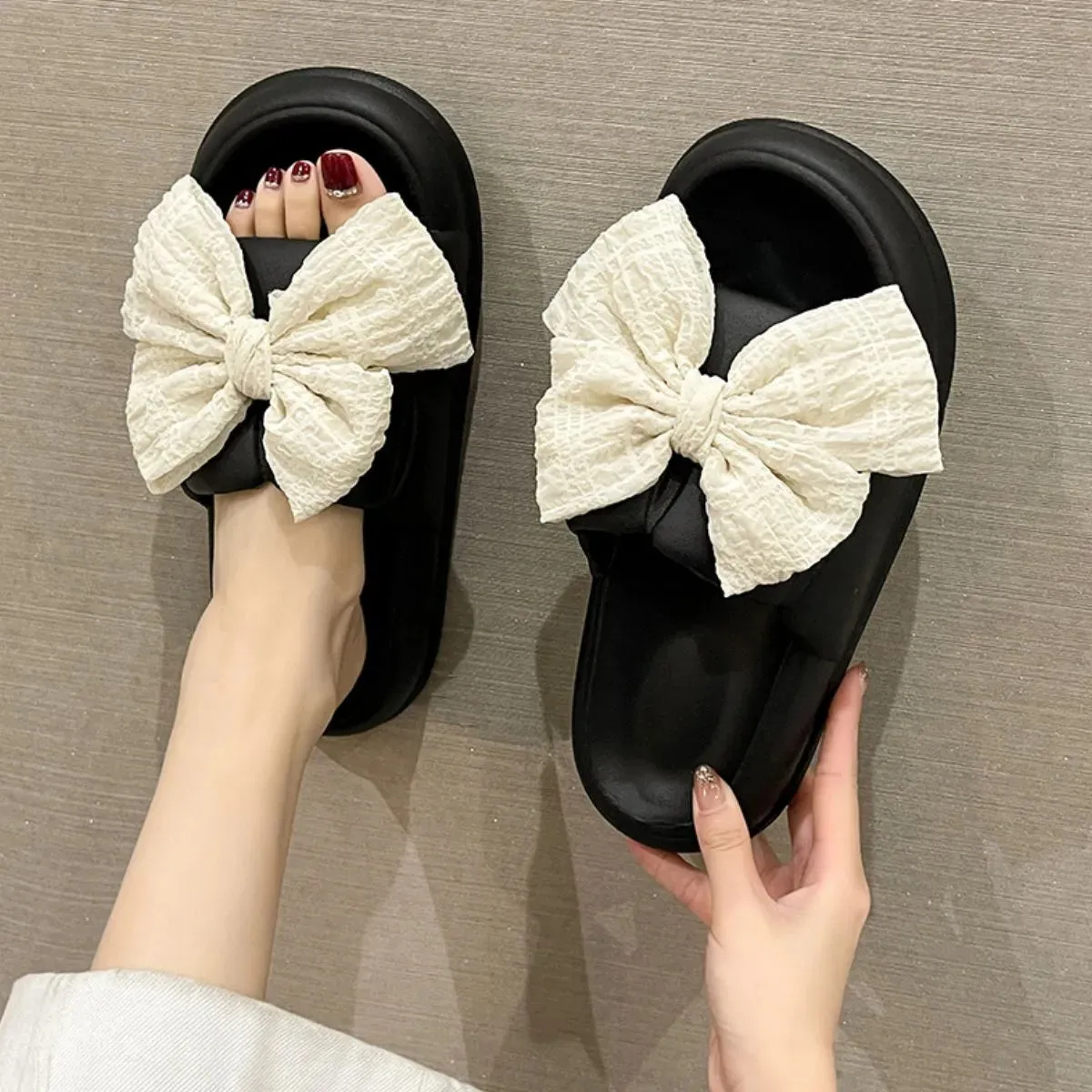 Open Toe Flats Slippers sold by Unique Kulture product image thumbnail 2
