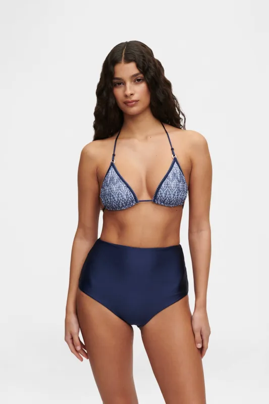 Ocean Blue High Brief sold by HANNE BLOCH