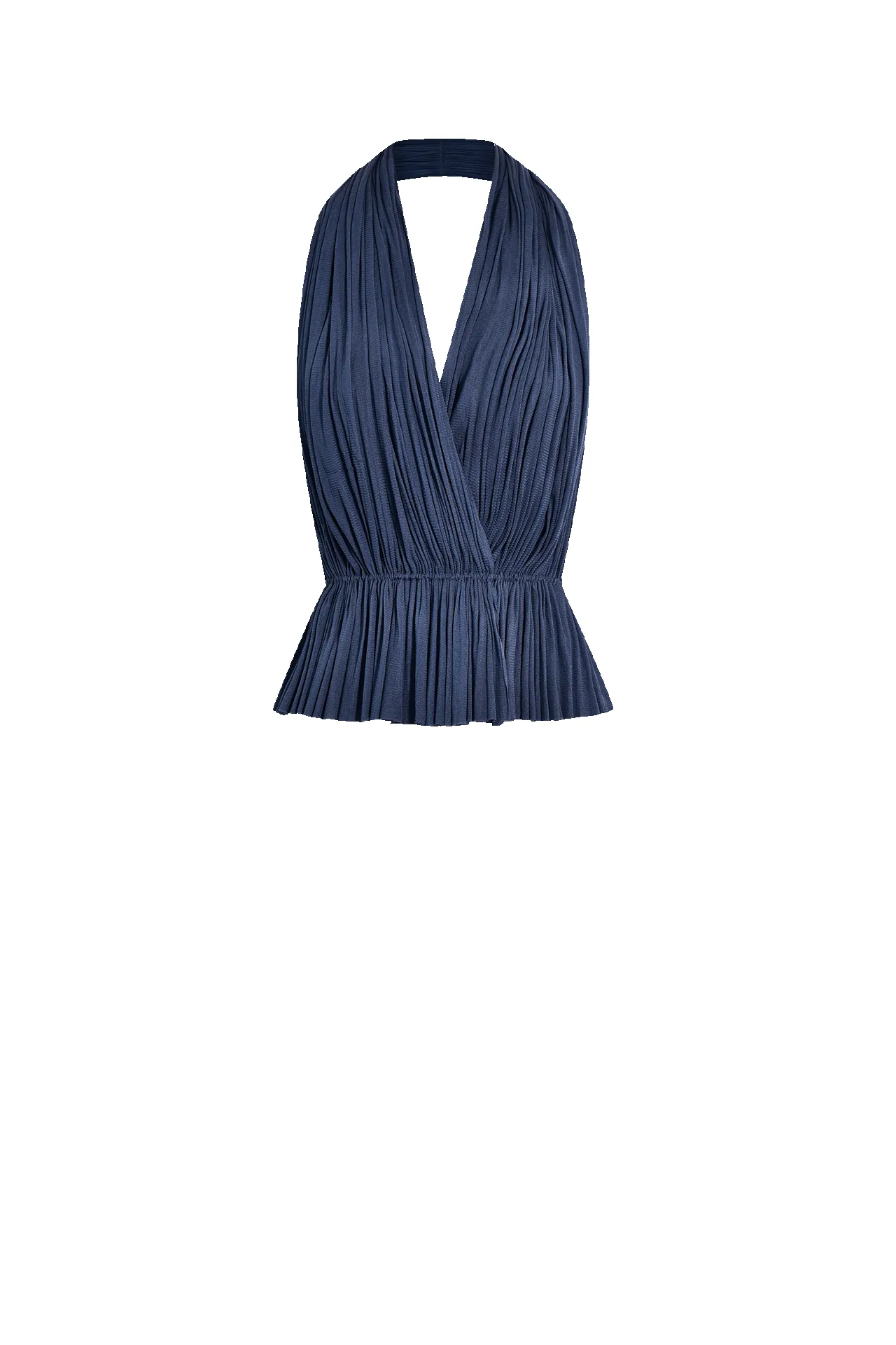 Ocean Blue Silk Tulle Top sold by HANNE BLOCH product image thumbnail 2