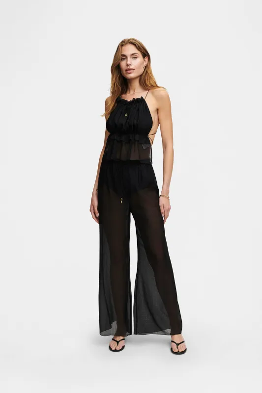Black Silk Pants sold by HANNE BLOCH