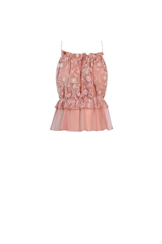 String Silk Top made by HANNE BLOCH