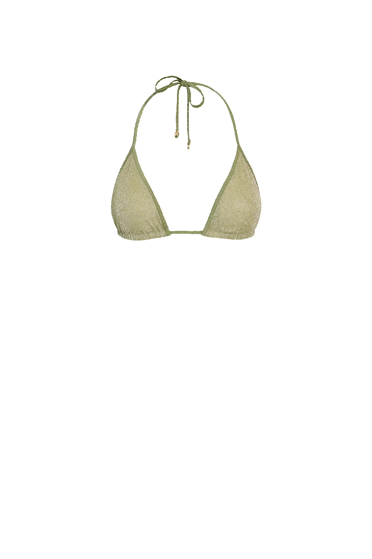 Green Glitter Triangle Top sold by HANNE BLOCH