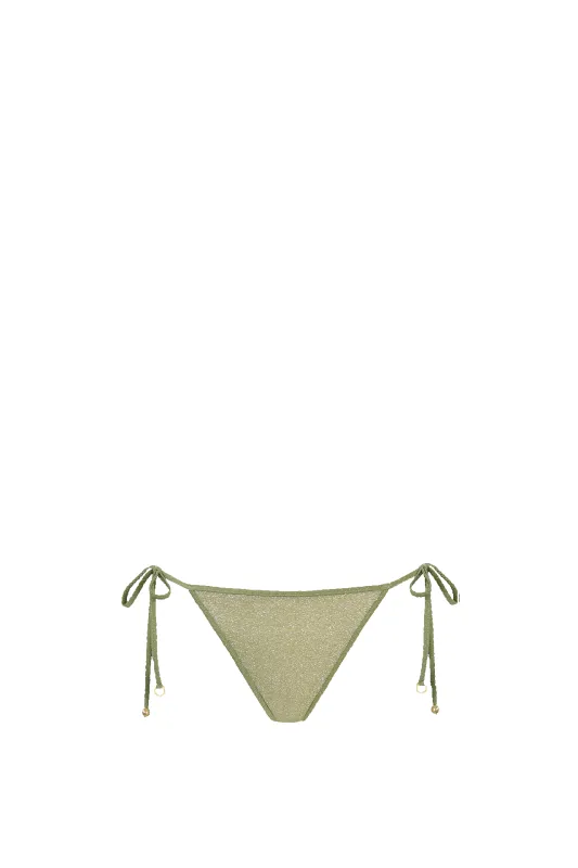 Green Glitter Triangle Bottom sold by HANNE BLOCH