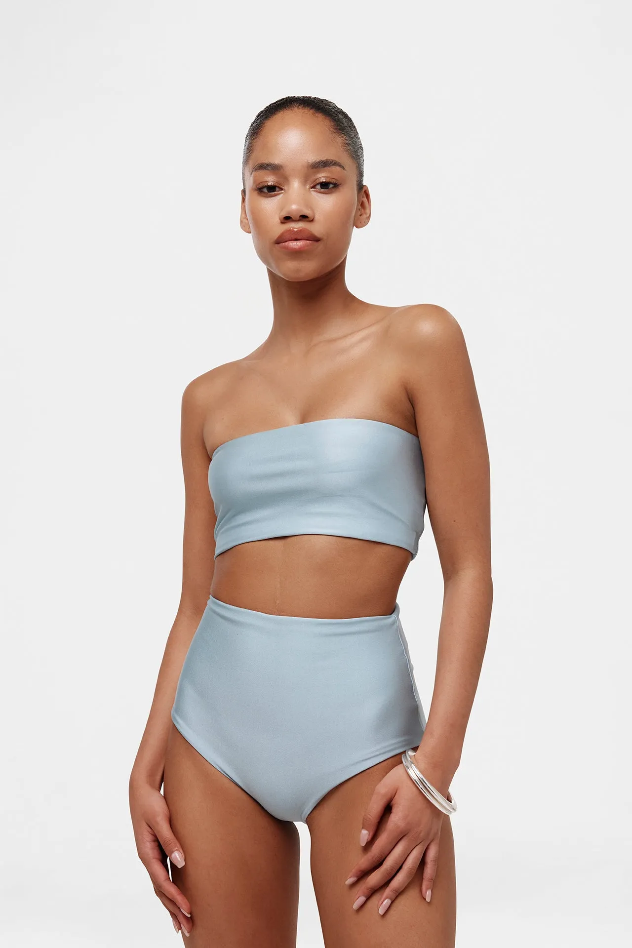 Ice Blue Bandeau Top sold by HANNE BLOCH product image thumbnail 3