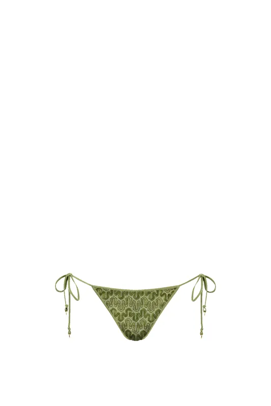 Cactus Knit Triangle Bikini - Bottom sold by HANNE BLOCH