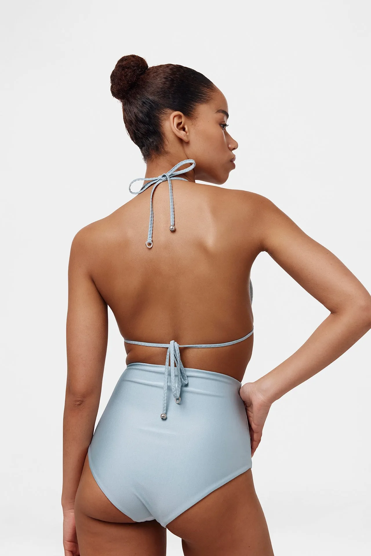 Ice Blue Glitter Triangle Top sold by HANNE BLOCH product image thumbnail 4