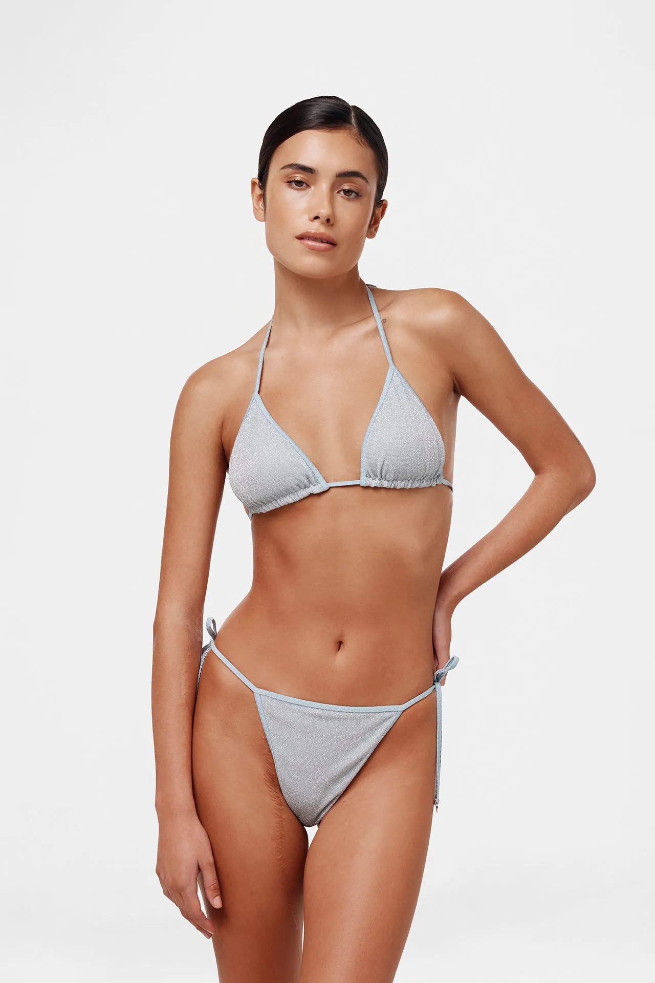 Ice Blue Glitter Triangle Top sold by HANNE BLOCH product image thumbnail 3