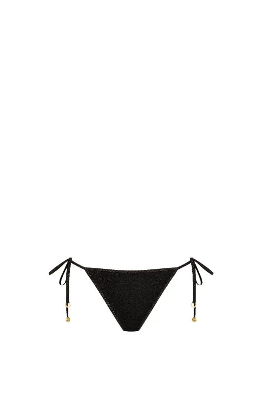 Black Glitter Triangle Bottom sold by HANNE BLOCH