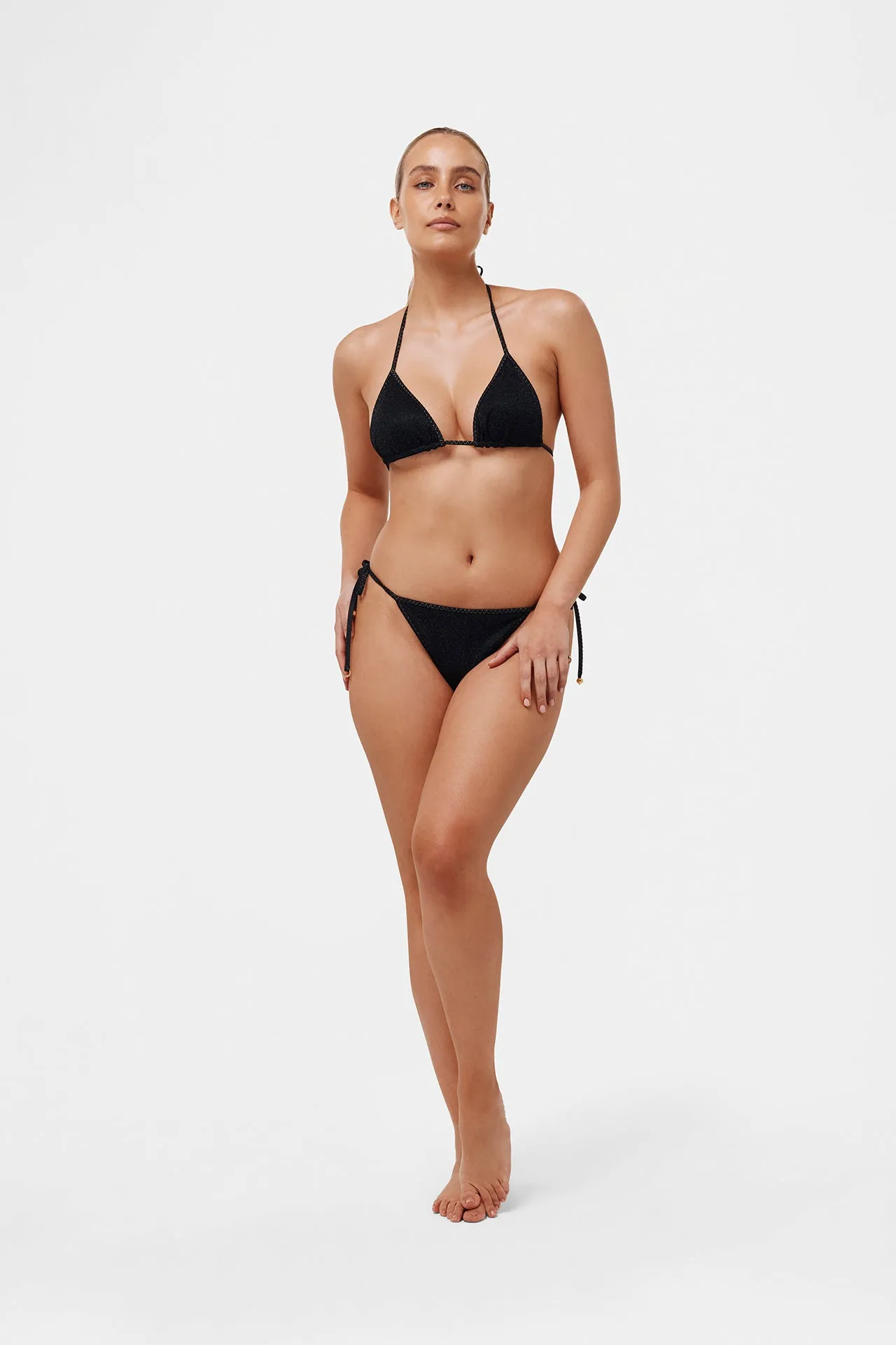 Black Glitter Triangle Bottom sold by HANNE BLOCH product image thumbnail 3