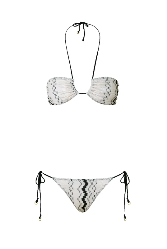 B/W Adjustable Bikini made by HANNE BLOCH