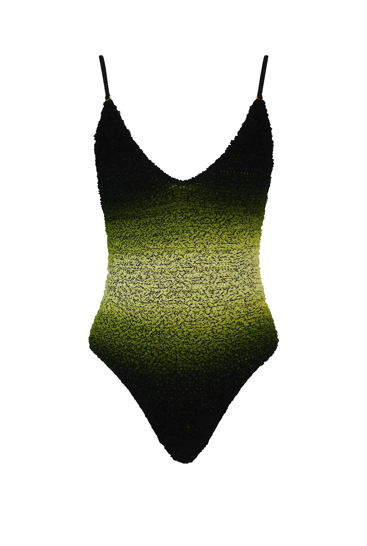 Lime Nido Silk Swimsuit sold by HANNE BLOCH