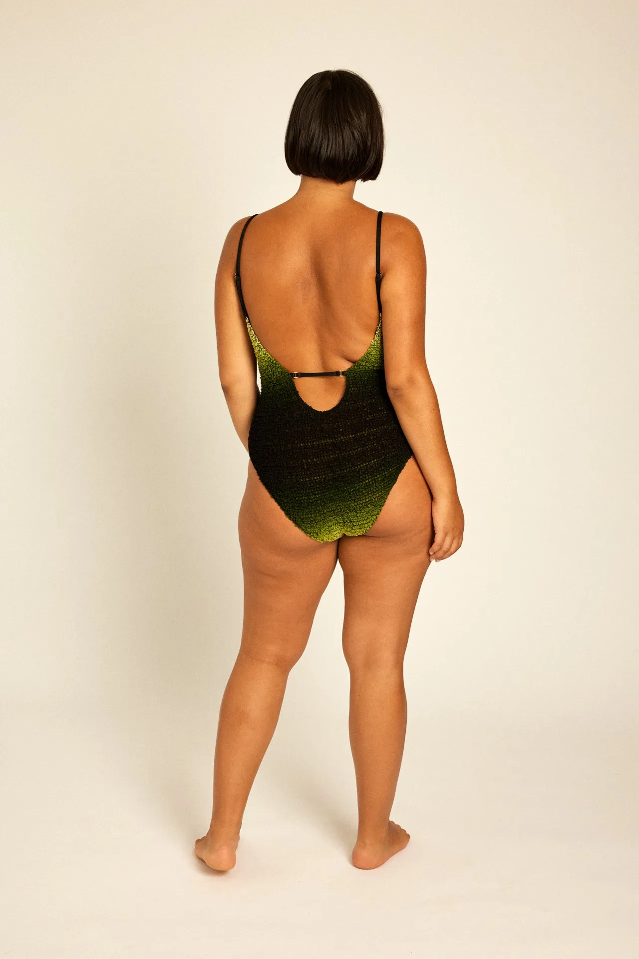 Lime Nido Silk Swimsuit sold by HANNE BLOCH product image thumbnail 4