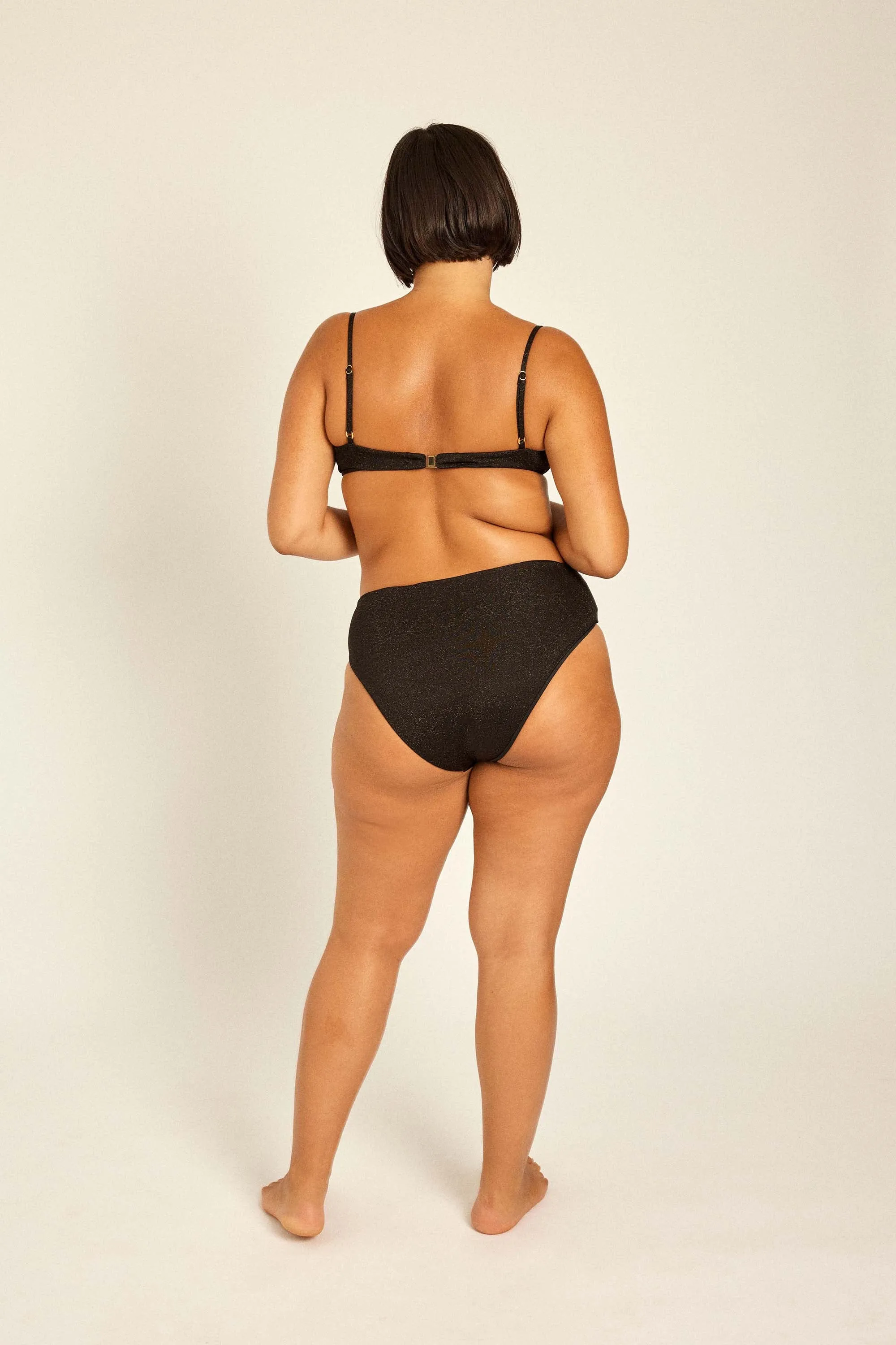 Black Glitter Balconette Bikini sold by HANNE BLOCH product image thumbnail 4