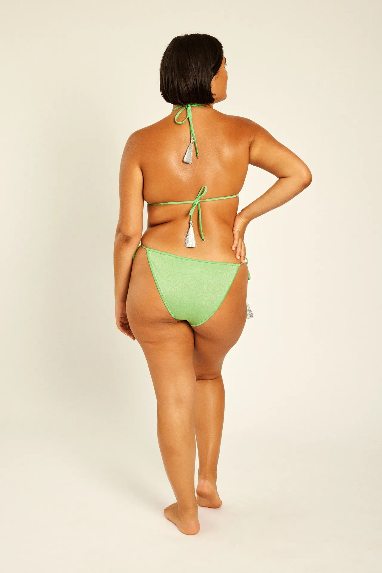 Mint Glitter Triangle Bikini sold by HANNE BLOCH product image thumbnail 5