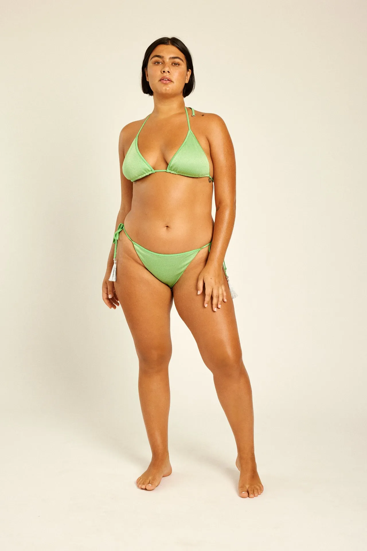 Mint Glitter Triangle Bikini sold by HANNE BLOCH product image thumbnail 3