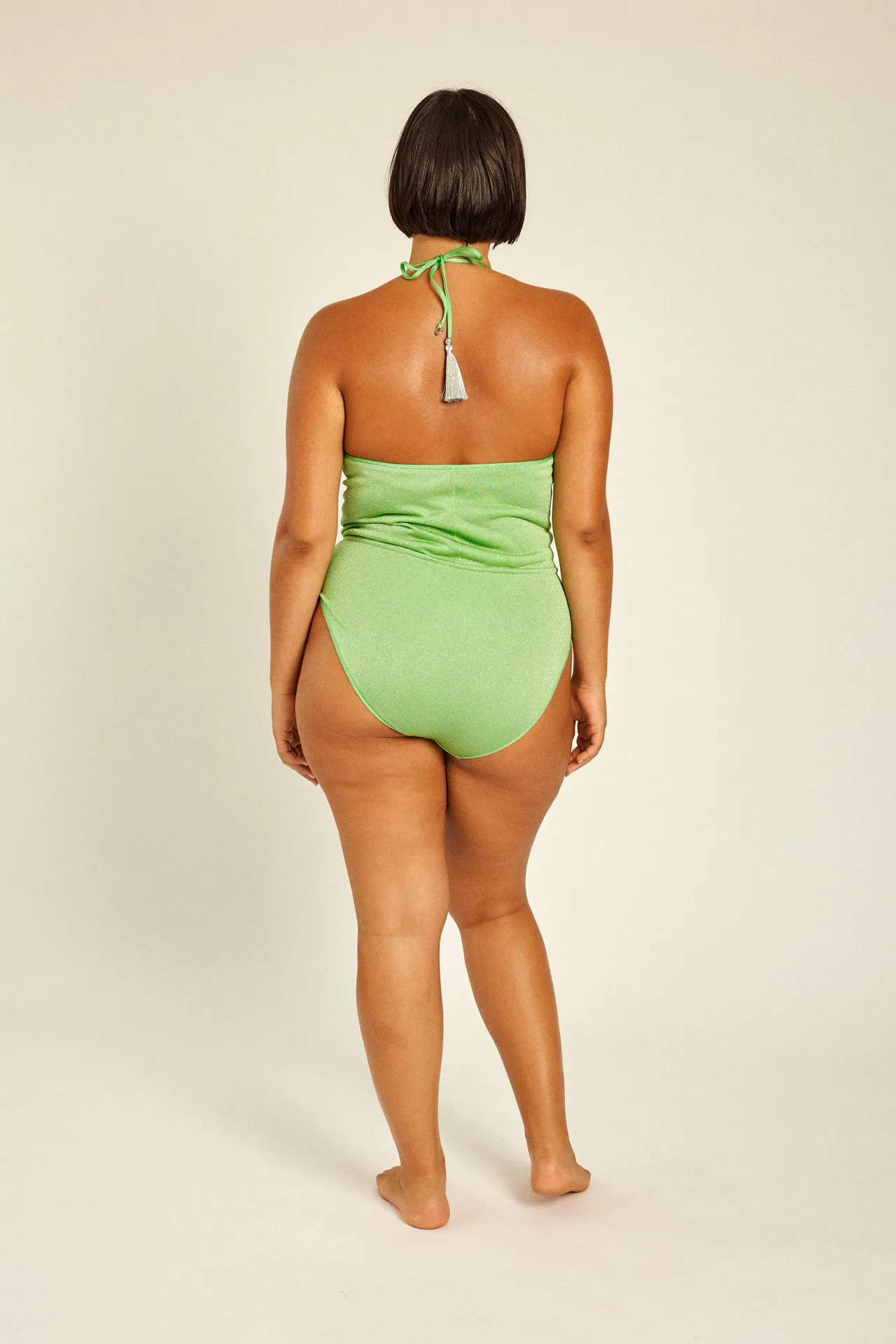 Mint Glitter V-Swimsuit sold by HANNE BLOCH product image thumbnail 4