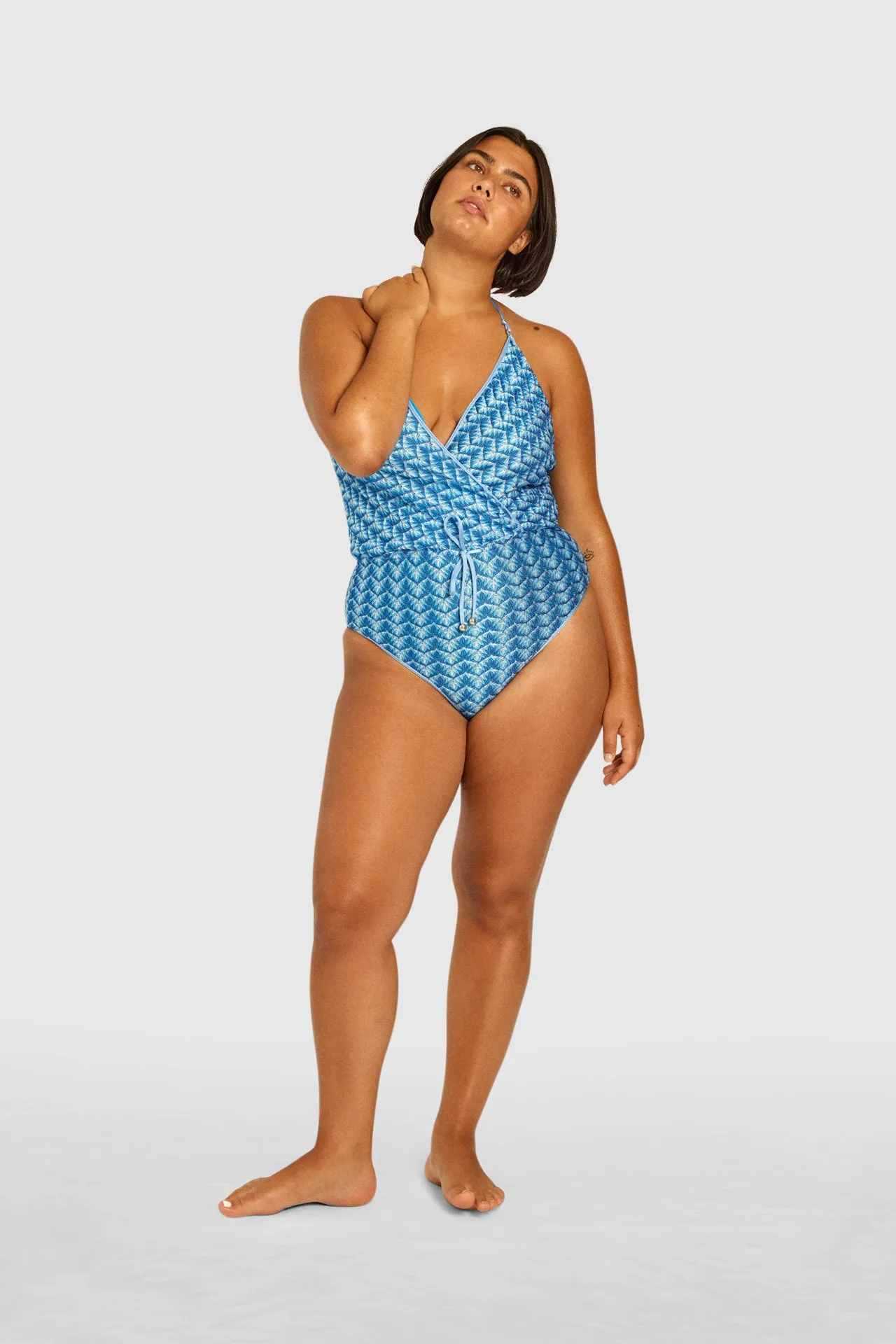 Sky Knit V-Swimsuit sold by HANNE BLOCH product image thumbnail 3