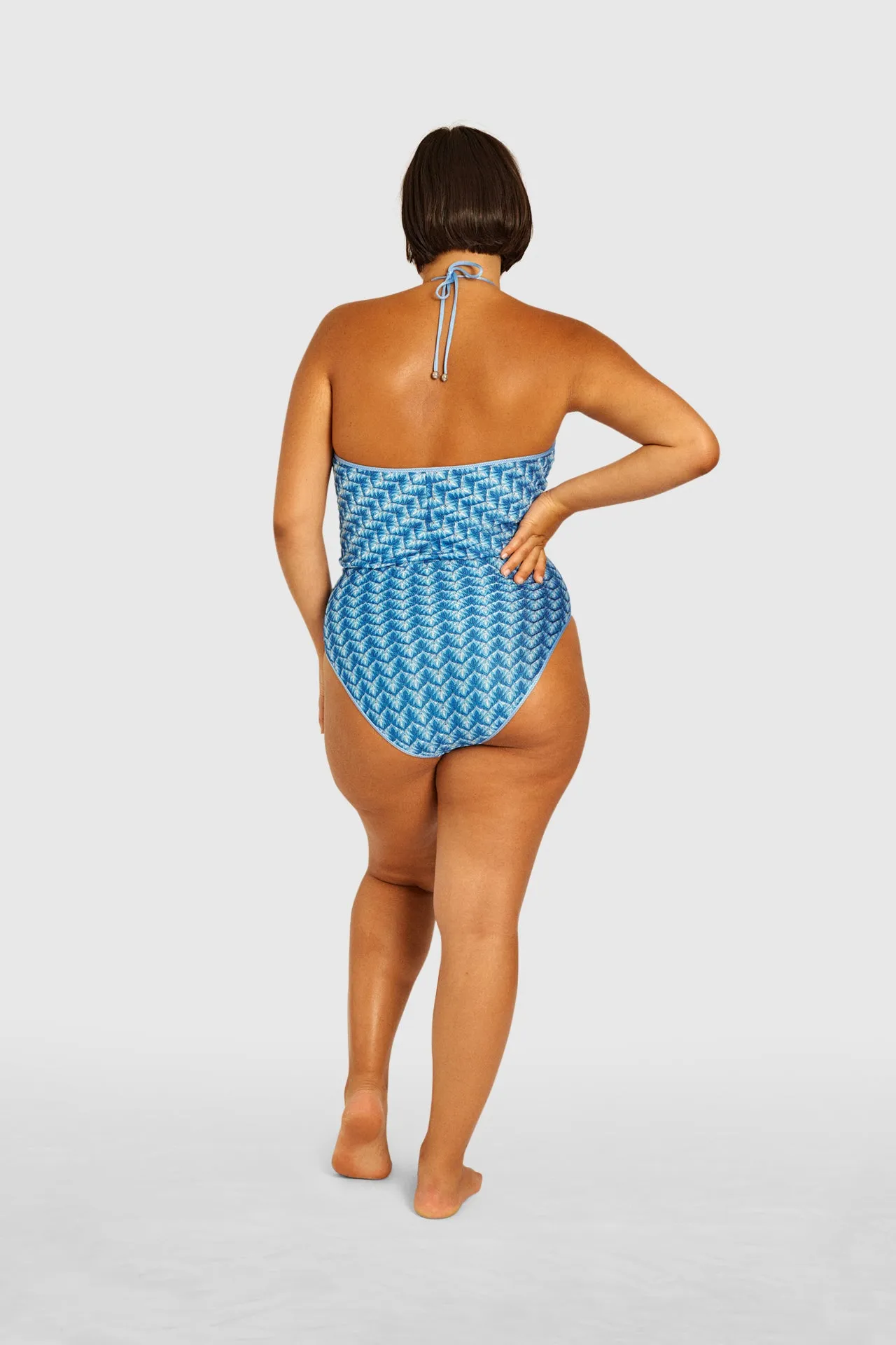 Sky Knit V-Swimsuit sold by HANNE BLOCH product image thumbnail 4