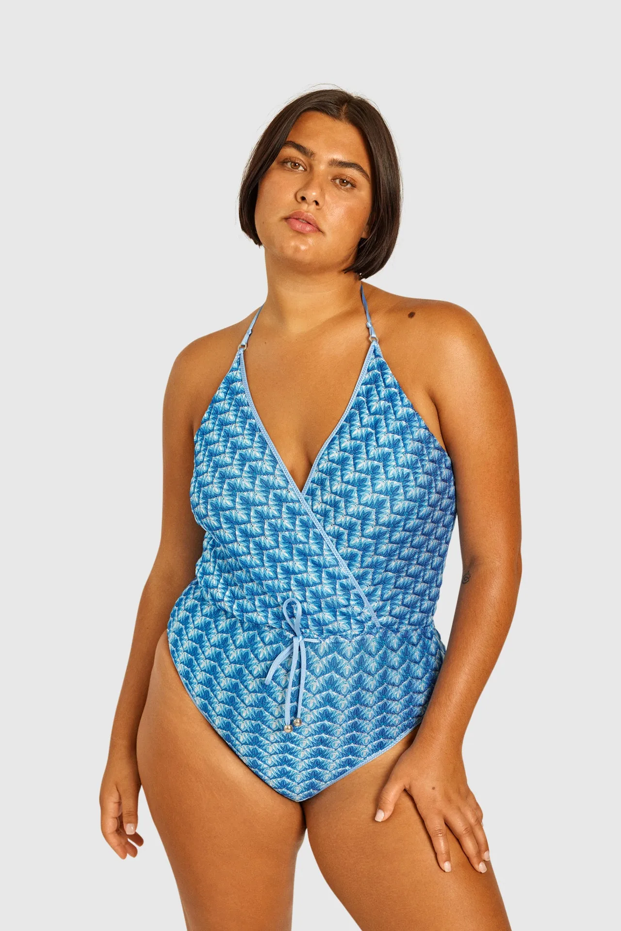 Sky Knit V-Swimsuit sold by HANNE BLOCH product image thumbnail 2