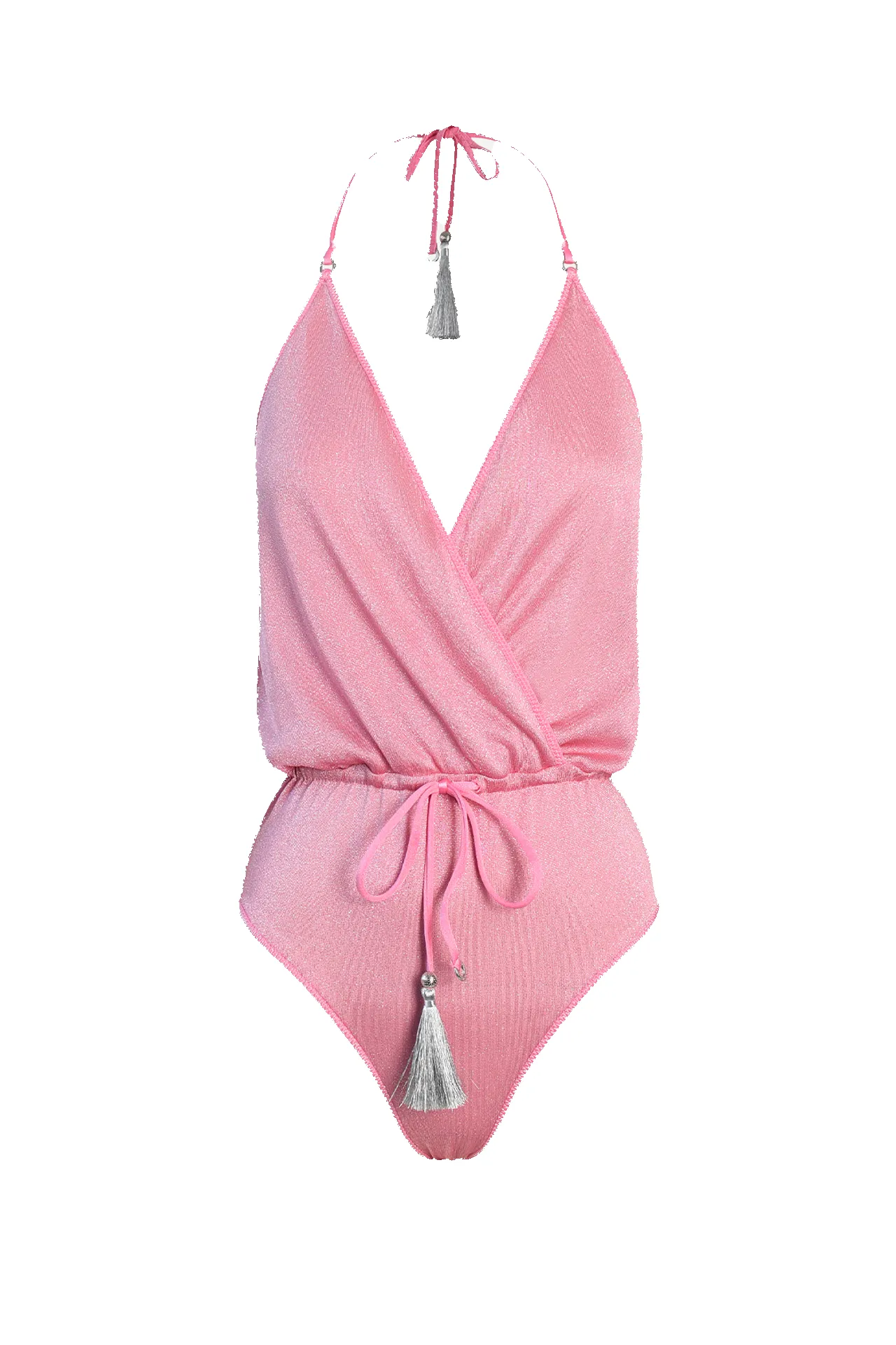 BubbleGum Glitter V-Swimsuit sold by HANNE BLOCH