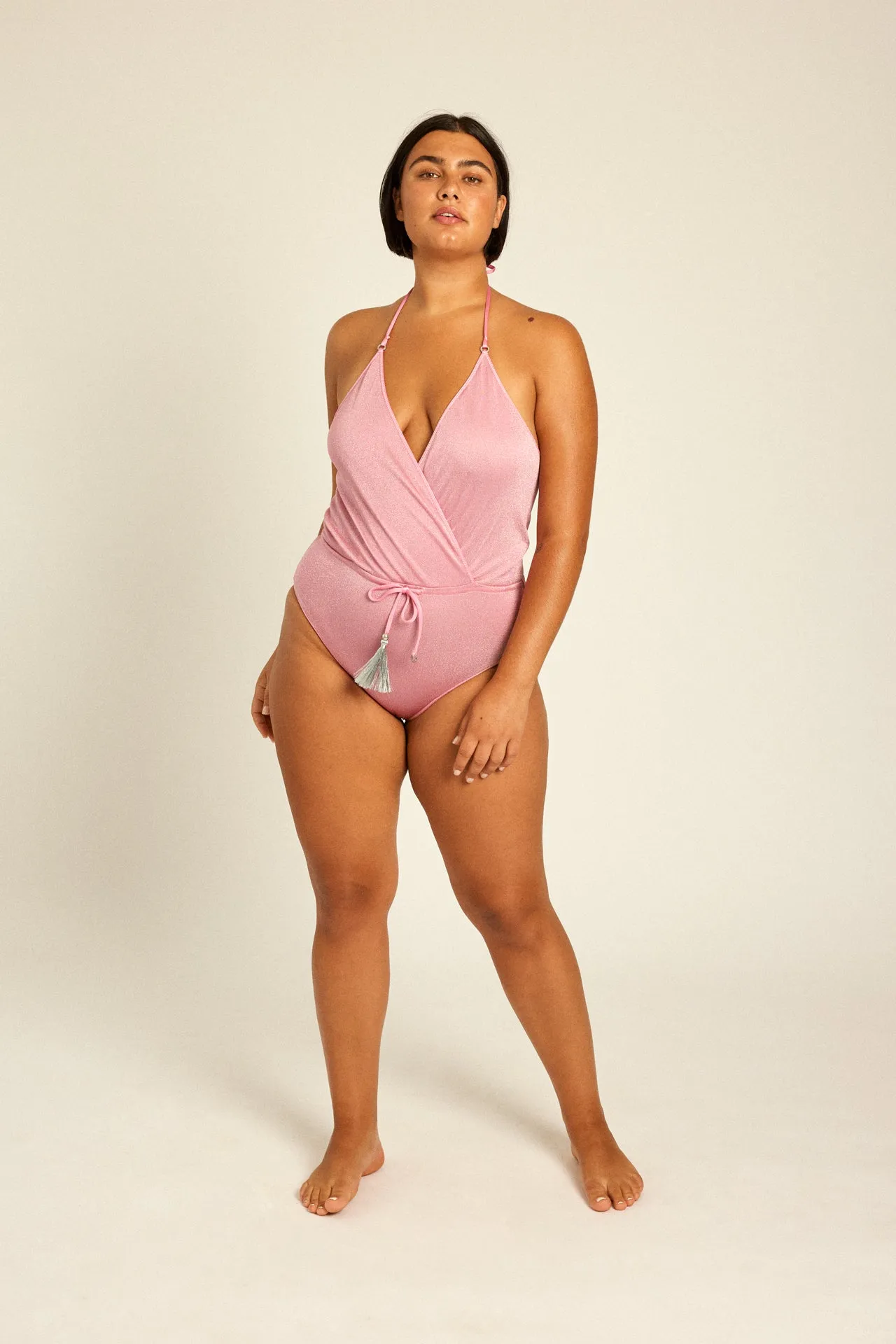 BubbleGum Glitter V-Swimsuit sold by HANNE BLOCH product image thumbnail 5