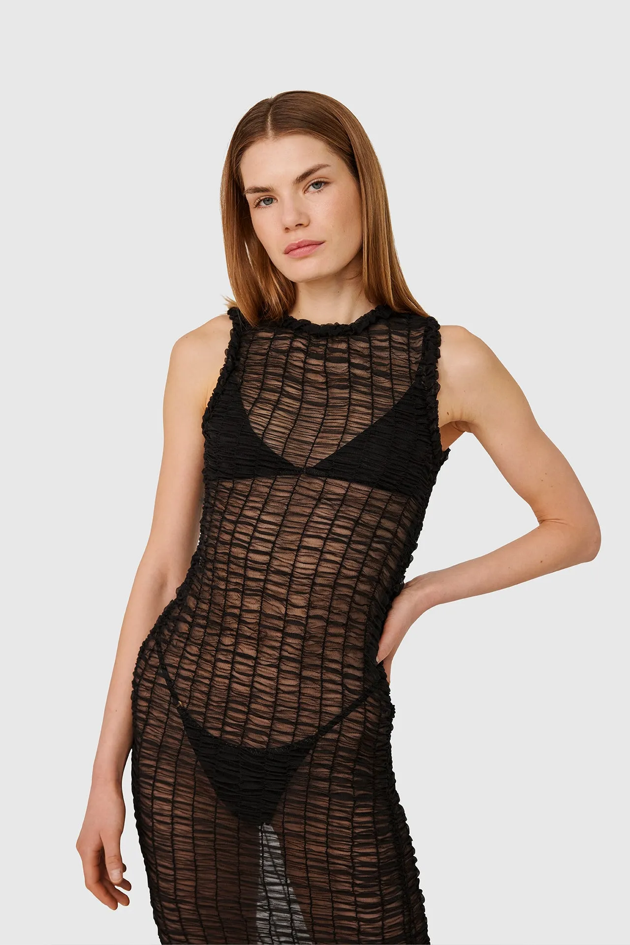 Black Smock Dress sold by HANNE BLOCH product image thumbnail 2
