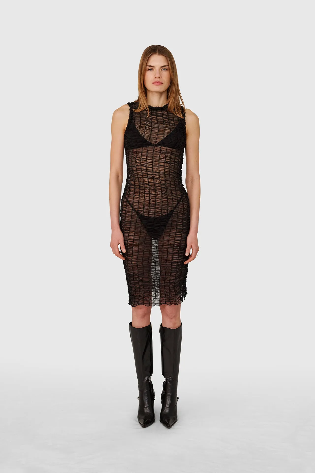 Black Smock Dress sold by HANNE BLOCH product image thumbnail 3