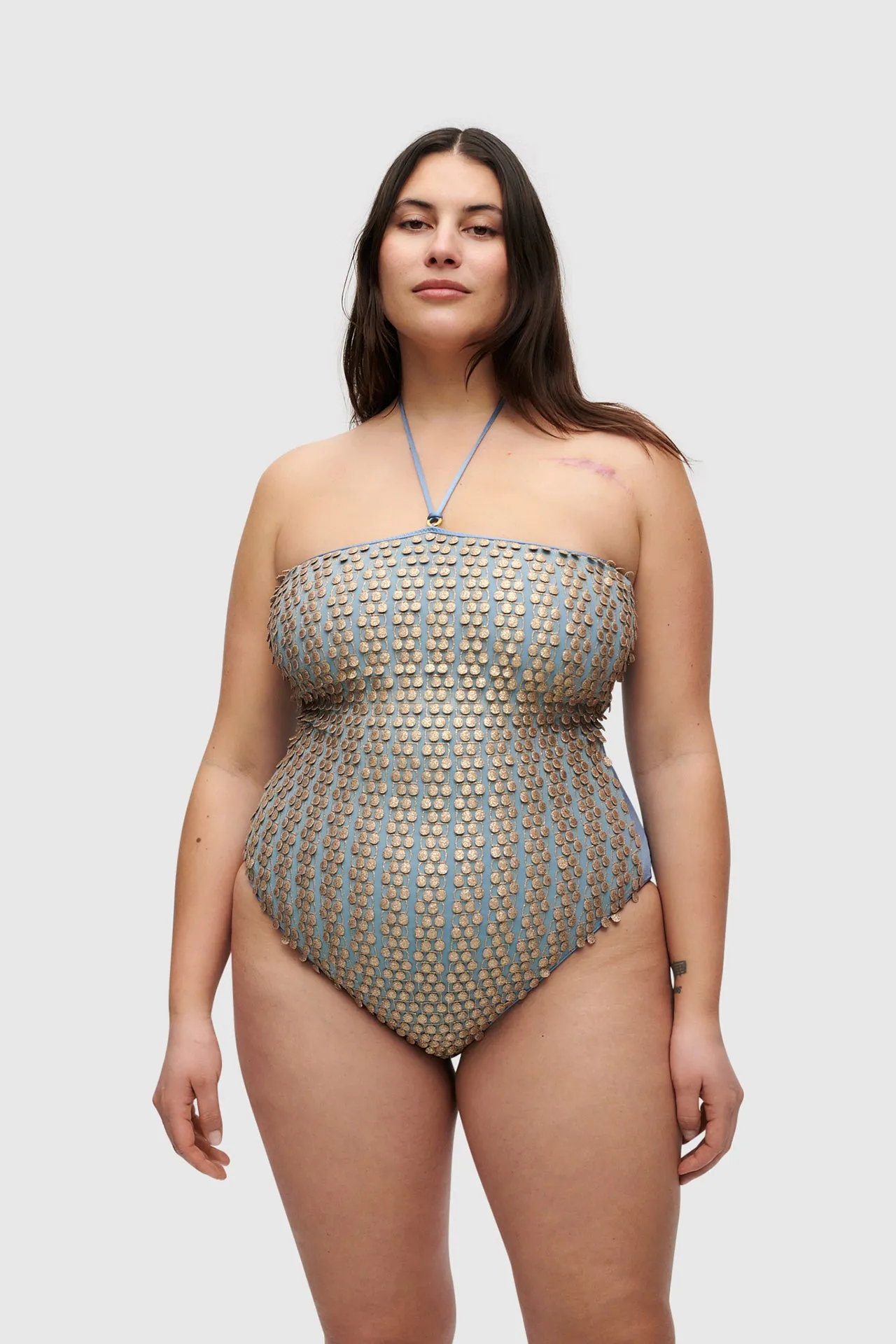 Blue Pom Pom Swimsuit sold by HANNE BLOCH product image thumbnail 5