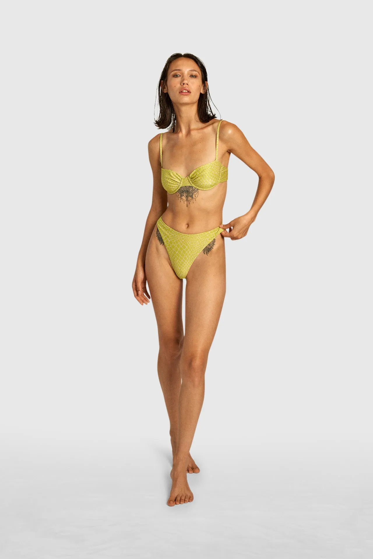 Acid Croco Balconette Bikini sold by HANNE BLOCH product image thumbnail 2