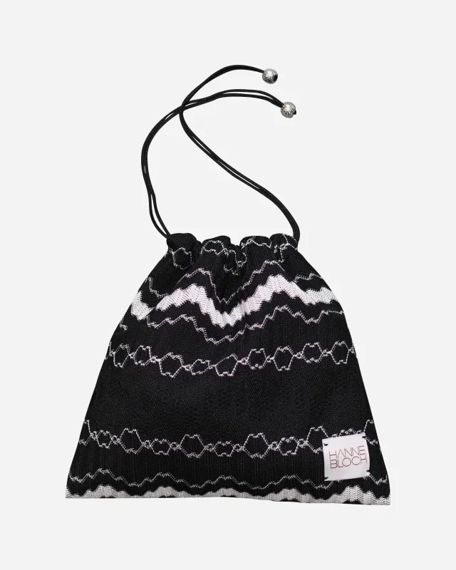 Knit Drawstring Bag made by HANNE BLOCH