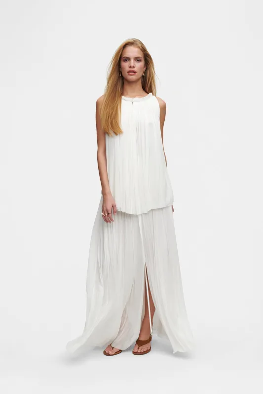 Silk Tulle Halter Top made by HANNE BLOCH