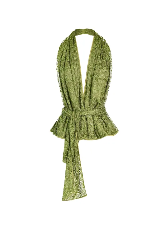 Knit Scarf Set / Top made by HANNE BLOCH