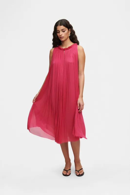Silk Tulle Halter Dress made by HANNE BLOCH