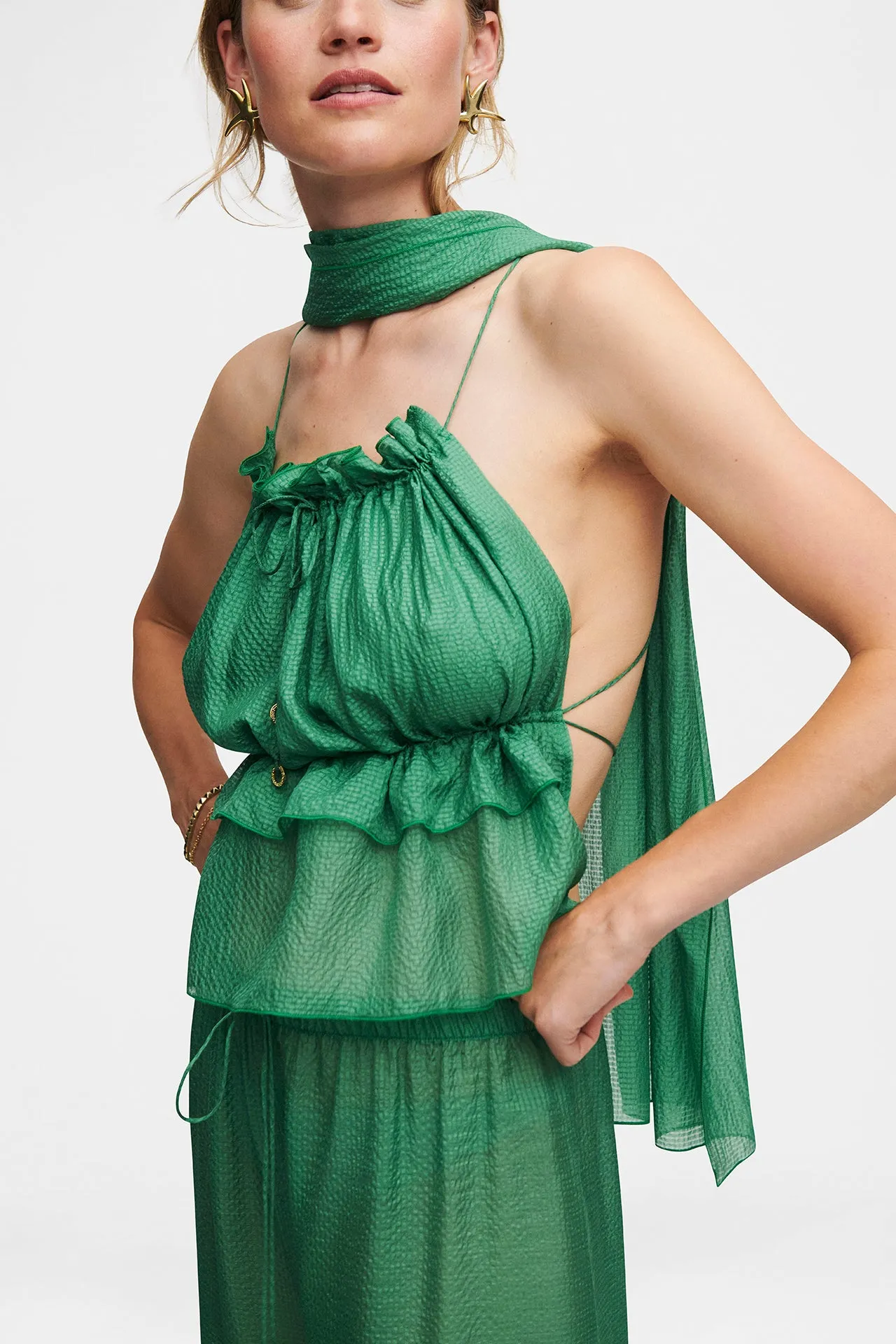 String Silk Top sold by HANNE BLOCH product image thumbnail 5